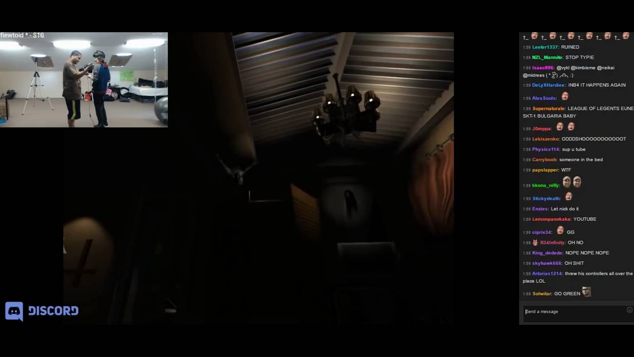 Sodapoppin playing A Chair in a Room Greenwater Virtual Reality HTC
