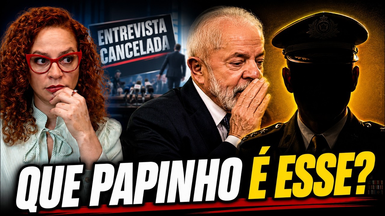 LULA ABANDONA ENTREVISTA e COCHICHA com o GENERAL TRAIDOR