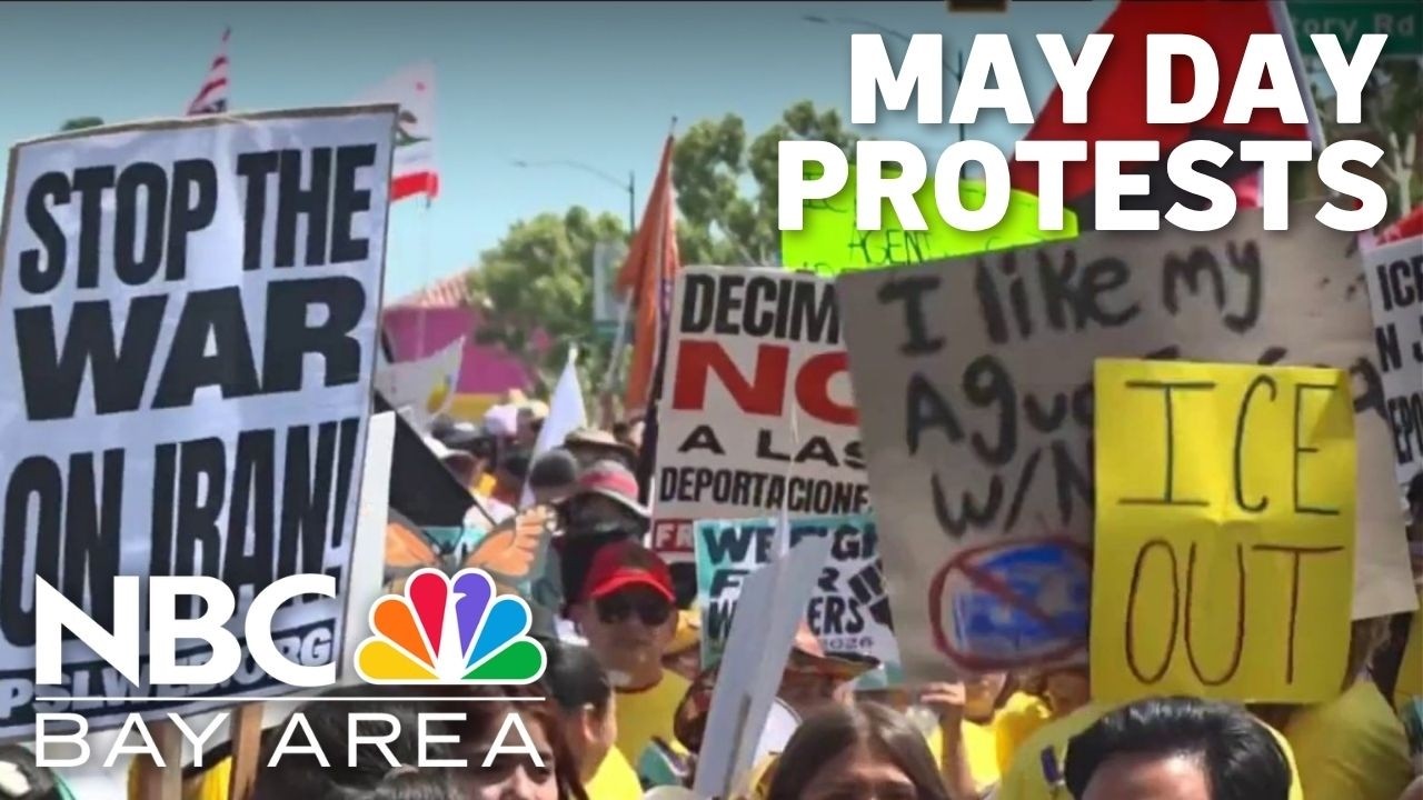 Dozens march for worker and immigrant rights in Bay Area May Day ...