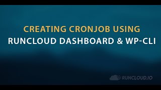 How To Create WP Cronjob From RunCloud Dashboard Using Wp-cli ?