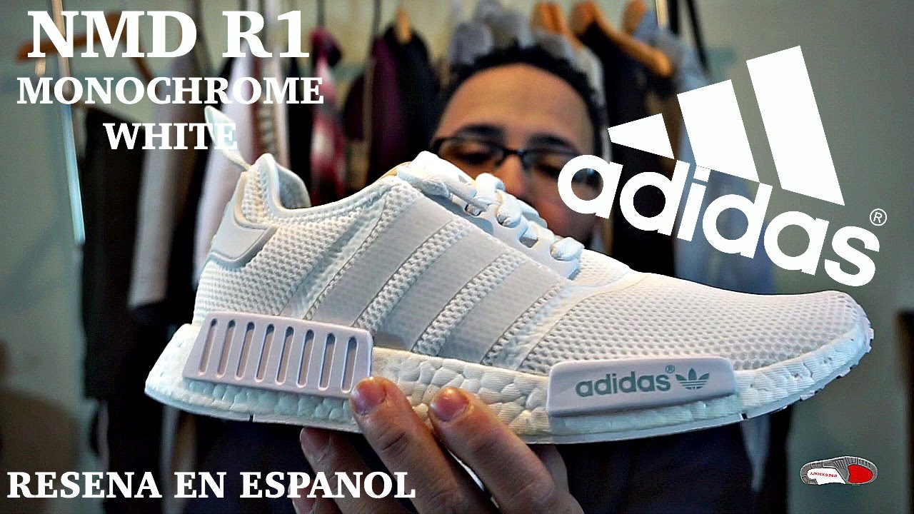 Adidas NMD R1 White Reseña Español\Spanish Review -