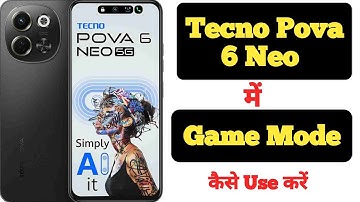 How to use game space in Tecno Pova 6 Neo || Tecno Pova 6 Neo me game space kaise enable kare ||