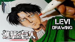 [進撃の巨人] Attack on Titan LEVI ackerman drawing