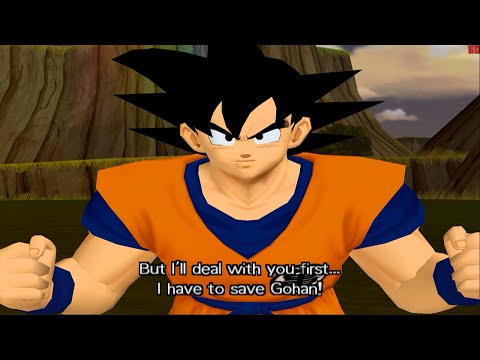 Dragon Ball Z Budokai Walkthrough Part 1 - Goku Picollo Vs Raditz (PCSX2 + Sweetfx)