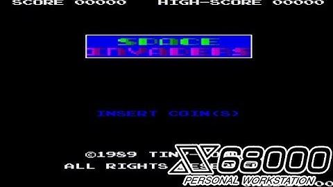 【 X68000 】 SPACE INVADERS