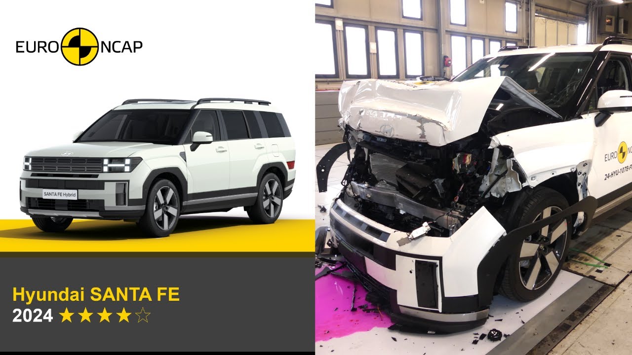 2025 Hyundai SANTA FE Crash & Safety Tests - YouTube