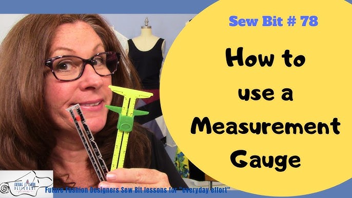 Measuring Gauge for Sewing