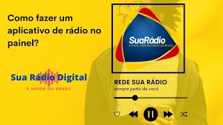 Como fazer um aplicativo de rádio web no painel? screenshot 4
