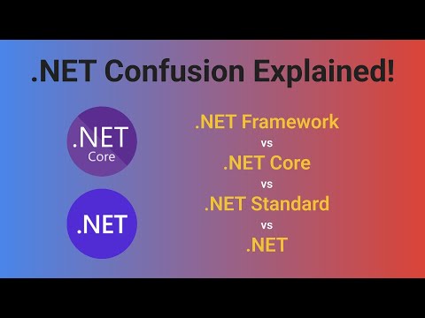 .NET Framework vs .NET Core vs .NET Standard vs .NET - What's the difference?