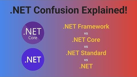 .NET Framework vs .NET Core vs .NET Standard vs .NET - What