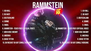 Rammstein Greatest Hits ~ Top 10 Best Songs To Listen in 2023 \& 2024