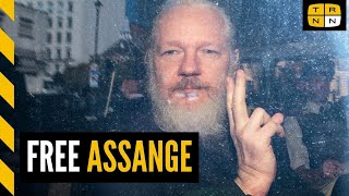 Supporters of Julian Assange host international day of action against his extradition