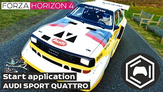AUDI SPORT QUATTRO 1986 - Start application | Forza4 moleculagames gameplay gamepad pc screenshot 2