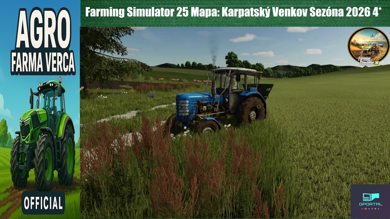 Farming Simulator 25 Mapa: Karpatský Venkov Sezóna 2026  4*