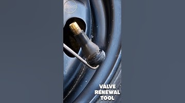 Car Tire Valve Renewal - Without Removing the Tire #valvestem #tirevalve #newtirevalve