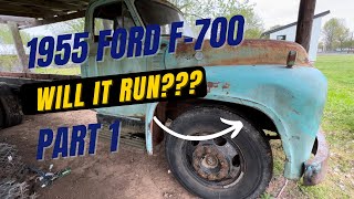 Farm Find 1955 Ford F-700 Grain Truck: Will it Run??? Part 1