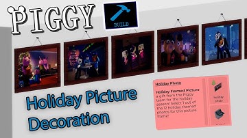 Holiday Picture Frame | Piggy Build Mode
