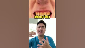Đây là cách xử lý răng bị ố vàng! #nhakhoa #rang