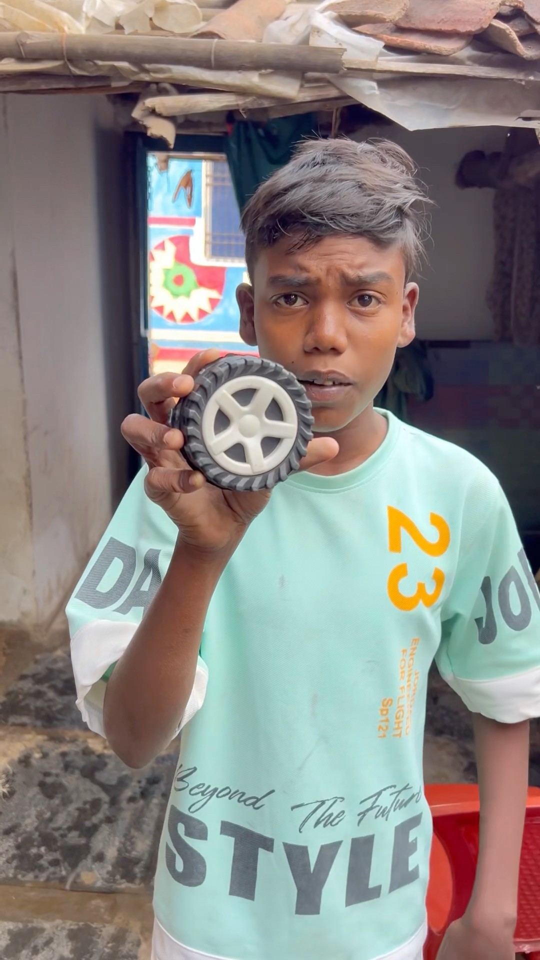 CHOTU KA LITTLE TYRE #shorts @FACTFIREKING