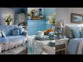 Grandma’s Cozy Cottage in Blue &amp; White | Vintage Decorating with Crochet &amp; Reclaimed Finds