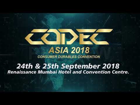 Codec Asia - 24th & 25th September 2018