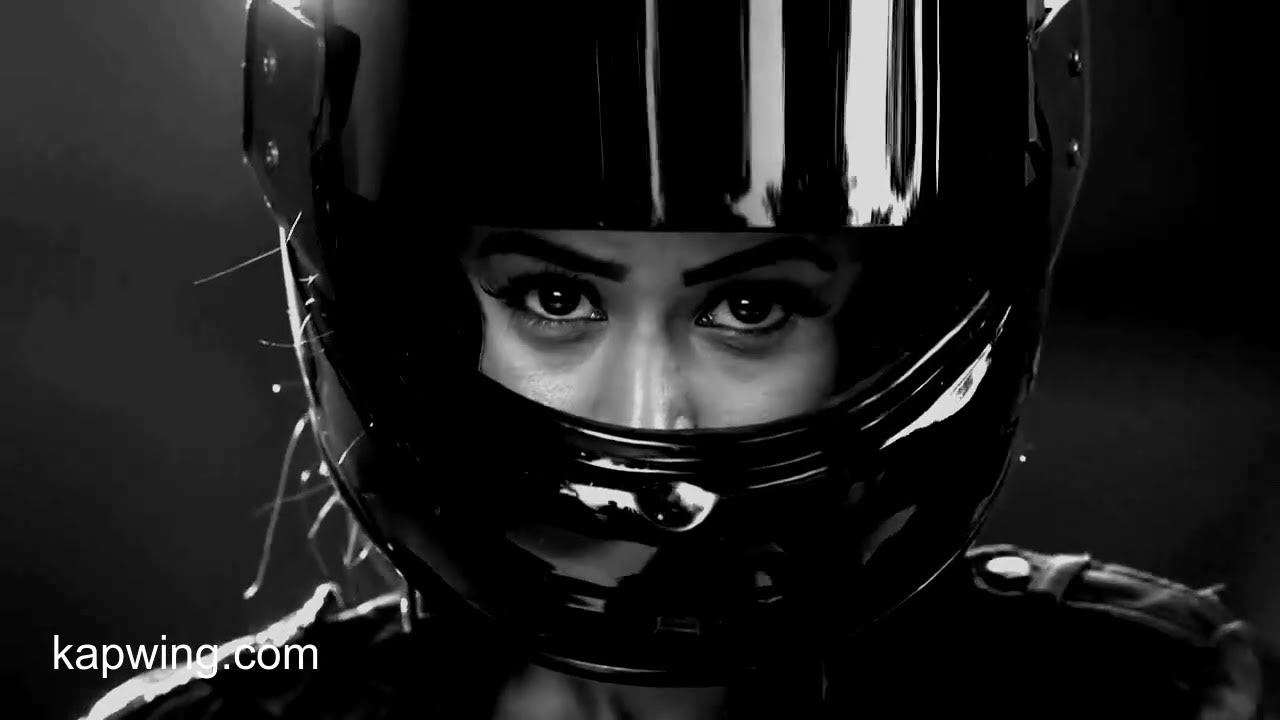 Indian TV Actress in Motorcycle Gear