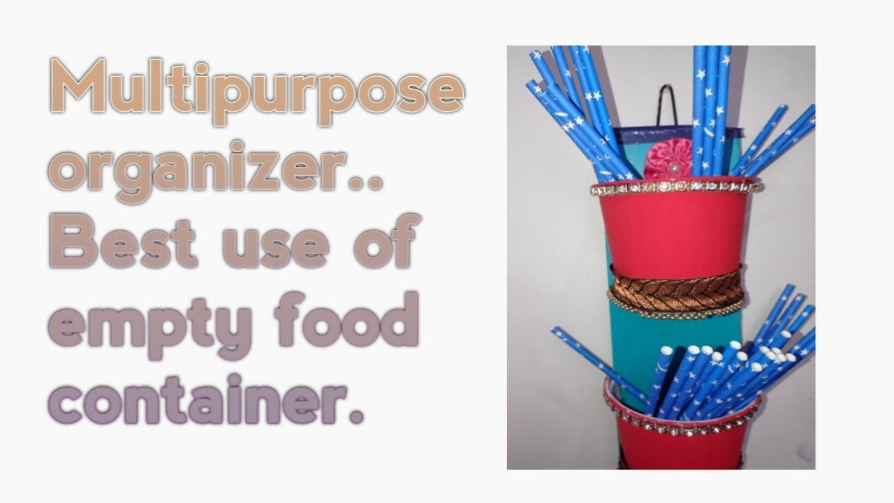 Multipurpose Organizer || Best Out Of Waste || Lifeisheaven - YouTube