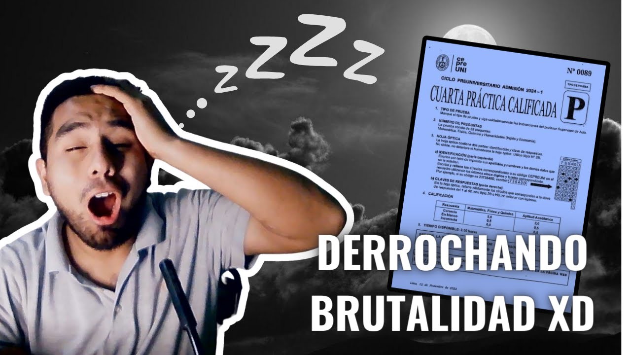 ME AMANEZCO RESOLVIENDO ESTE EXAMEN DE LA CEPRE UNI -4TA PC