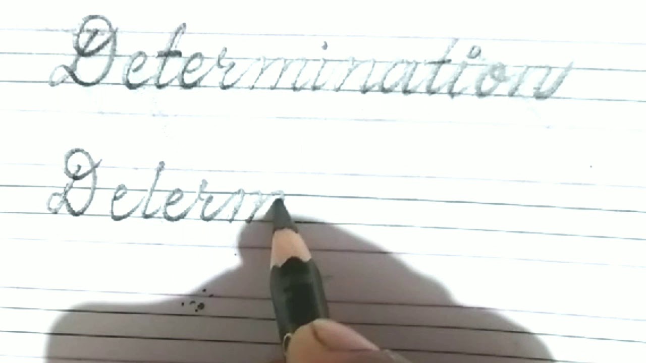 Satisfying Calligraphy Compilation | Pencil Calligraphy | Inspirational