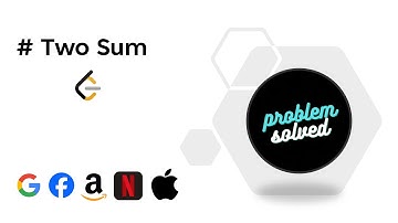 Two Sum — LeetCode #1 Explained (Brute Force & Optimal Solutions) | problem solved