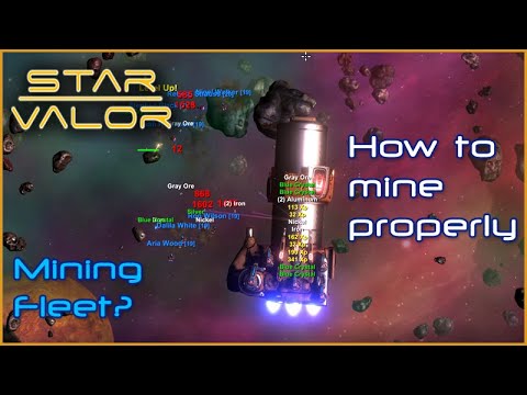 Mining Fleet - How to do it properly | Star Valor Early Access | Indie Game Dev