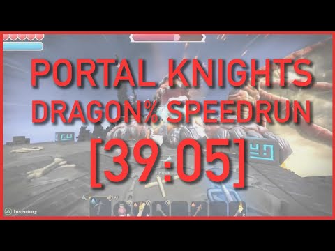 Portal Knights Speedrun: Dragon% - 39:05 (IGT) | No Splits