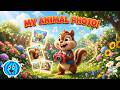 📸🐾 My Animal Photo! | Fun Backyard Safari | EduFam Kids TV ✨