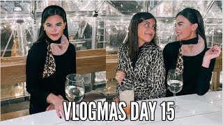 VLOGMAS DAY 15 | festive dinner in downtown Cleveland!