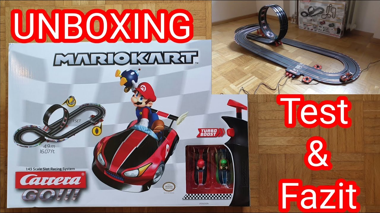 Carrera Go Mario Kart - unboxing, test, onride & Fazit / Nintendo Switch /  Wii - YouTube