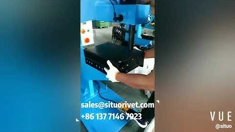 SAVE MONEY - Join your parts with a Punch and Die!  Clinching machine for outdoor barbeques