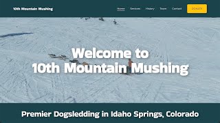 Squarespace Showcase: Tourism Website for a Dogsledding Kennel