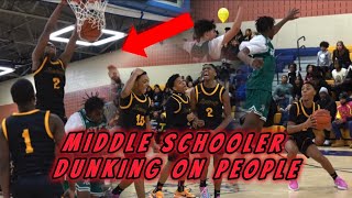 CRAZIEST MIDDLE SCHOOL GAME YOU'LL EVER SEE |Darrius Hawkins & Jeremiah Weatherford leads PHJH