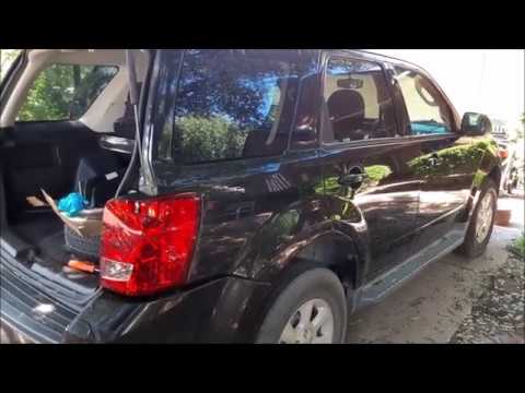 2008-2011 Mazda Tribute Rear Tail Light Assembly Removal and Replacement.