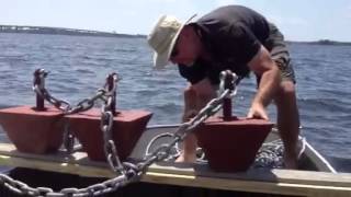 DIY 600lb  Boat Mooring Installation part 1