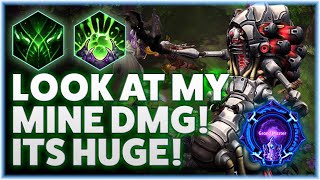 Abathur Ultimate Evo - LOOK AT MY MINE DAMAGE! ITS HUGE! -  Grandmaster Storm League