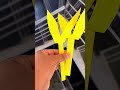 How to make paper helicopter 🤗✈️ , easy rotating paper airplane #shorts #paper