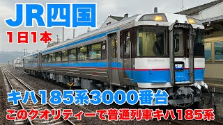 【JR四国】キハ185系の普通列車で乗り鉄の旅を楽しんで来ました！