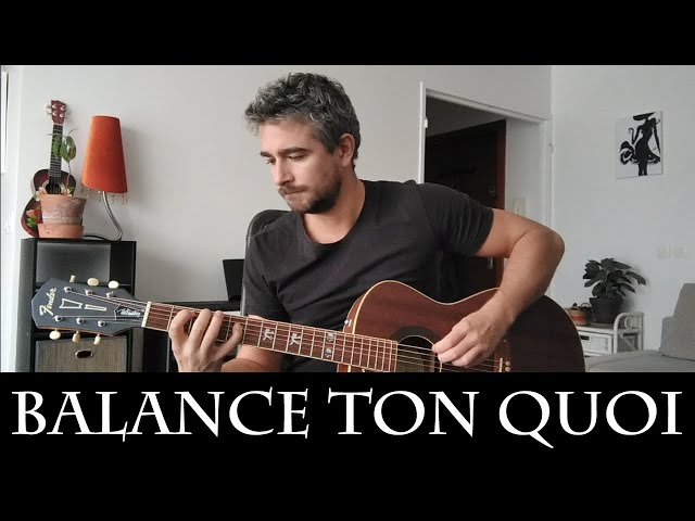 Balance ton Quoi - Angèle - Fingerstyle - YouTube