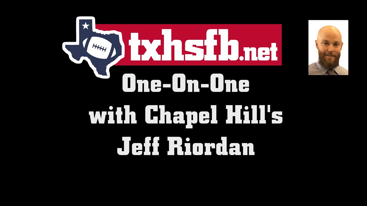Jeff Riordan One-On-One with Chapel Hill's Jeff Riordan - YouTube
