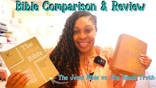 Bible Comparison and Review with Giveaway  The Jesus Bible and She Reads Truth Bible Revealed