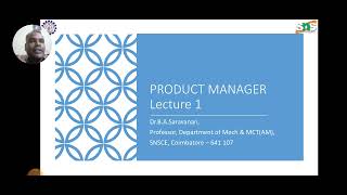 Product Manager - Most Important Things in a Job | Dr.B.A.Saravanan | SNS Institutions