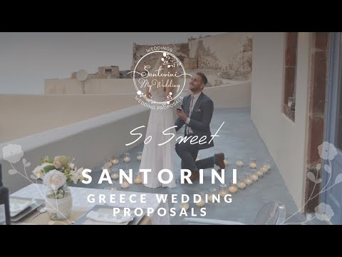 Marriage proposal in Santorini | Dave & Rosa | what a couple !!