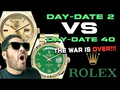 THIS ROLEX WAR IS OVER!! - DAY-DATE 40 vs. DAY-DATE 2!!