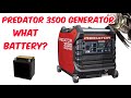 WHAT REPLACEMENT BATTERY? HARBOR FREIGHT PREDATOR 3500 INVERTER GENERATOR